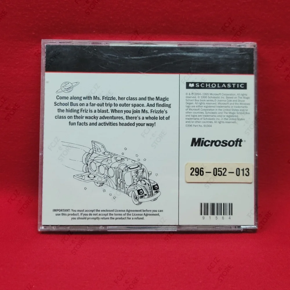 The Magic School Bus - Explores the Solar System  PC, CD-ROM, Windows 3.1 (1994)